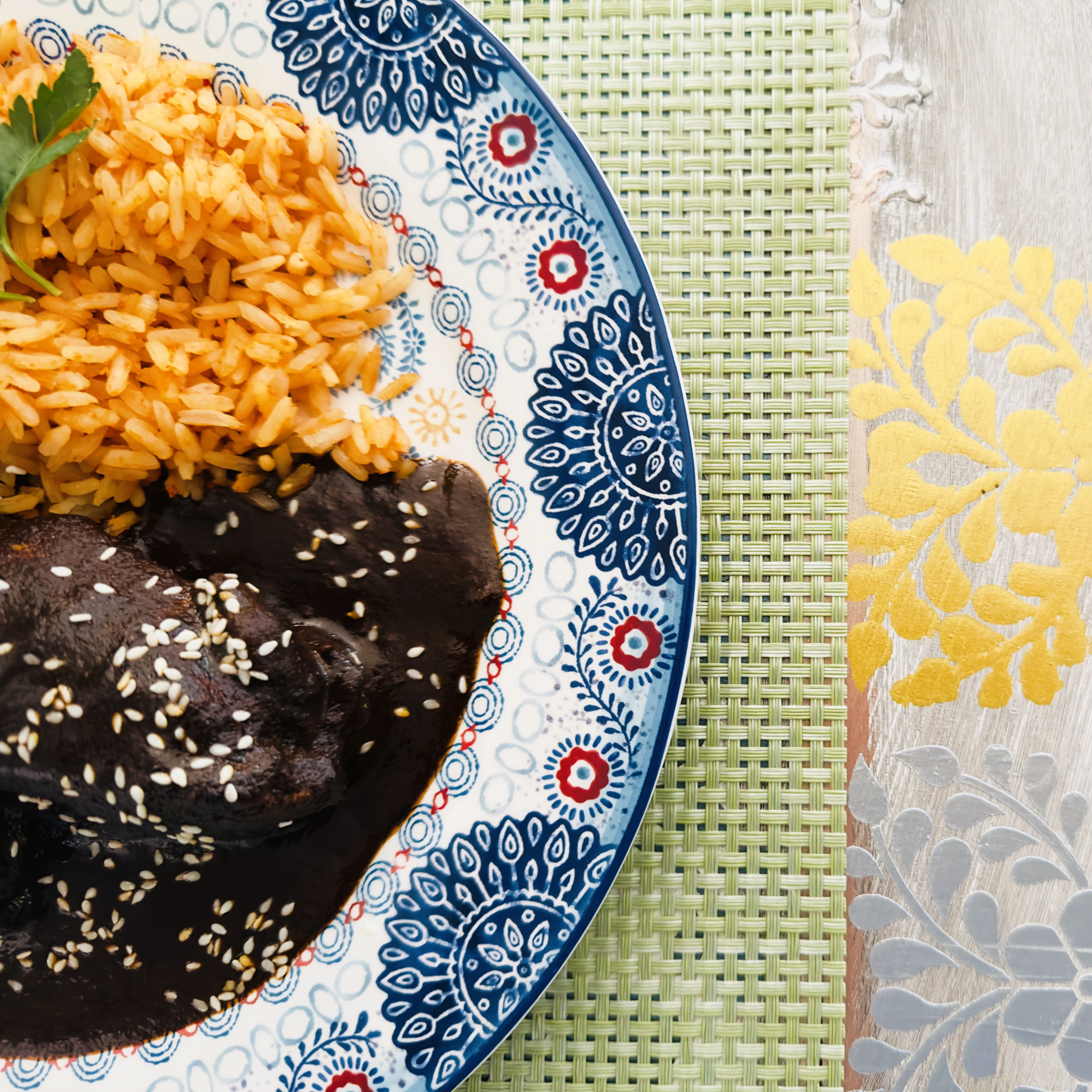 Mole Poblano with Chicken (Mole con Pollo) - Serves 2
